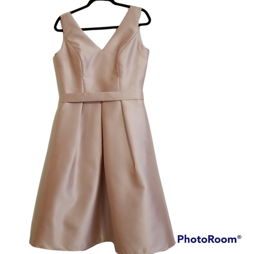 ALFRED SUNG DRESS in color: CAMEO  size : 10